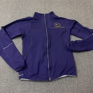Nike Jacket Womens Size XS Dri Fit Purple Livestrong Athletic Running